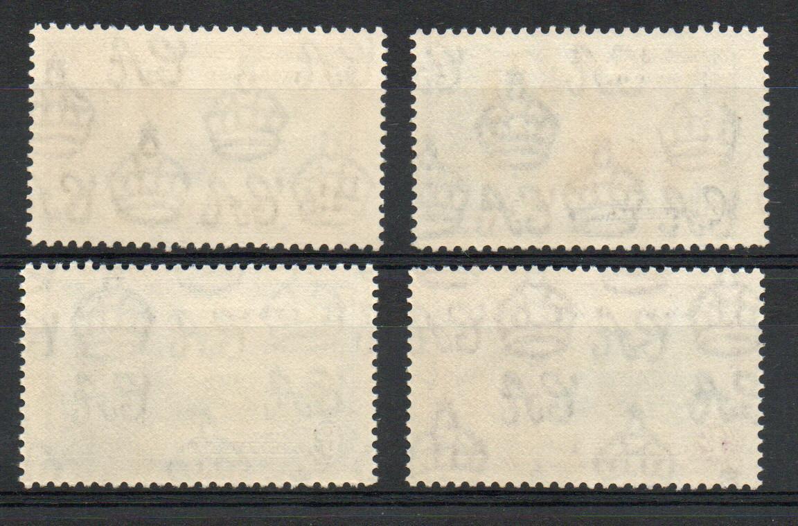 GOLD COAST SG 113-116 SILVER JUBILEE SET MNH