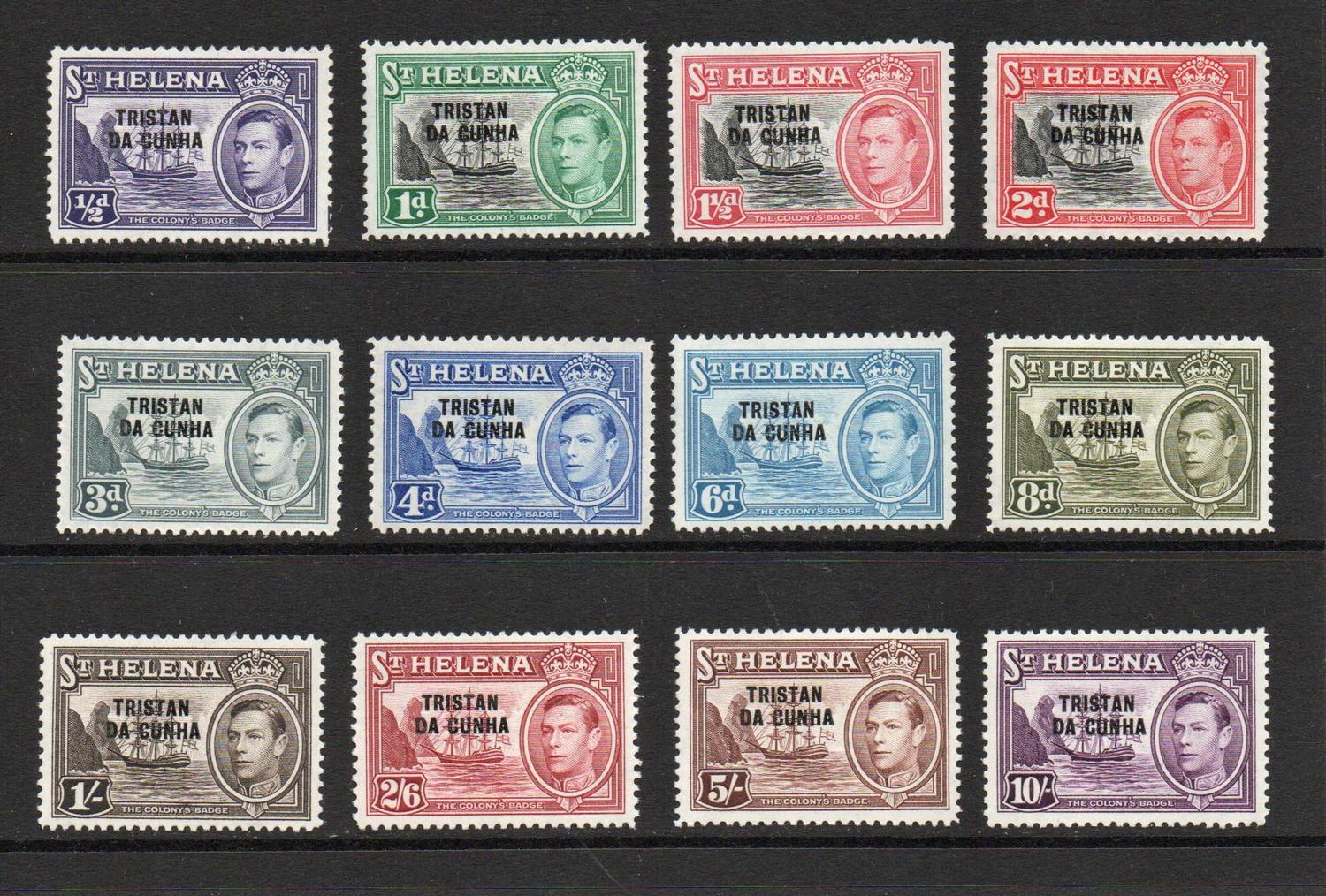 TRISTAN DA CUNHA SG 1-12 MNH