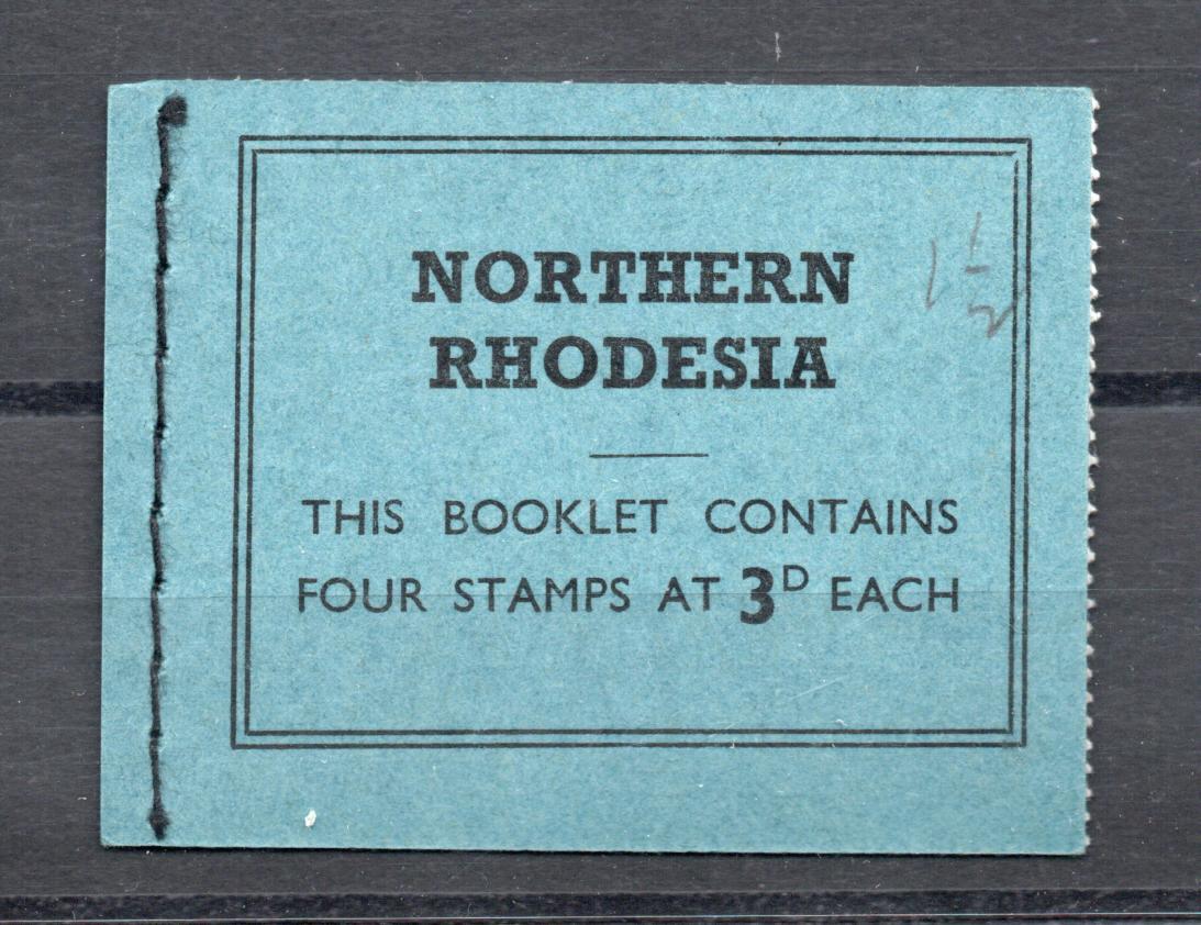 NORTHERN RHODESIA SG SB1 BOOKLET