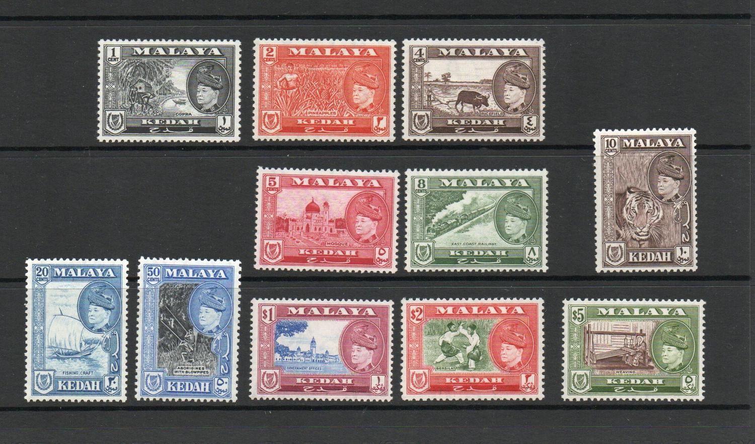 MALAYA KEDAH SG 92-102  M/M