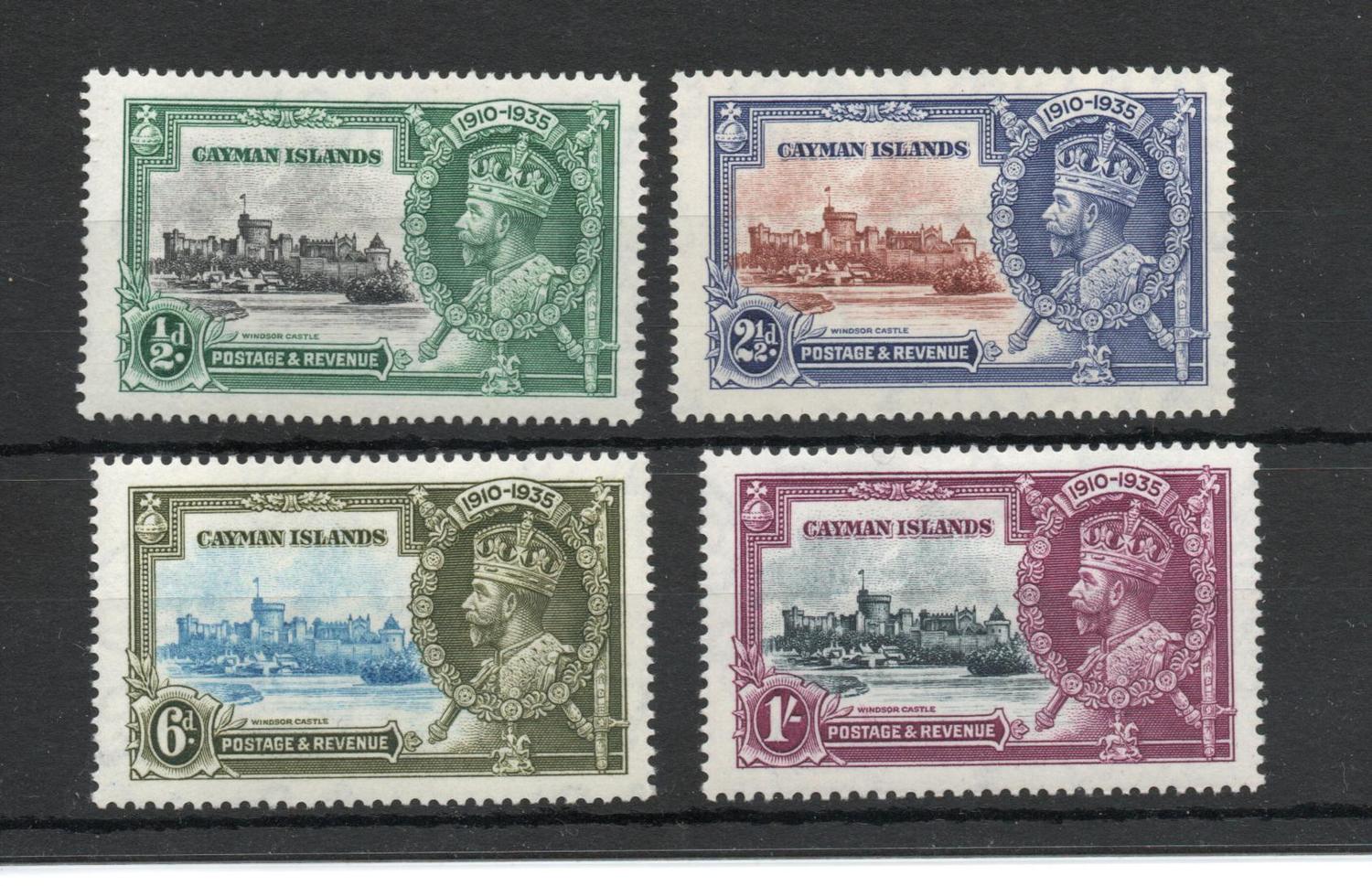 CAYMAN ISLANDS GV SILVER JUBILEESG 108-111 M/M