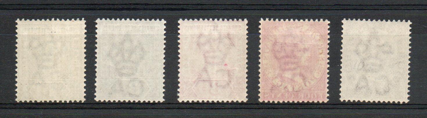 MALAYA STRAITS SETTLEMENTS SG 95-99 L/M/M