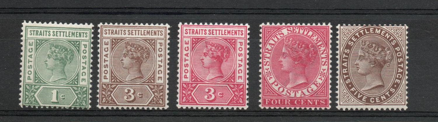 MALAYA STRAITS SETTLEMENTS SG 95-99 L/M/M