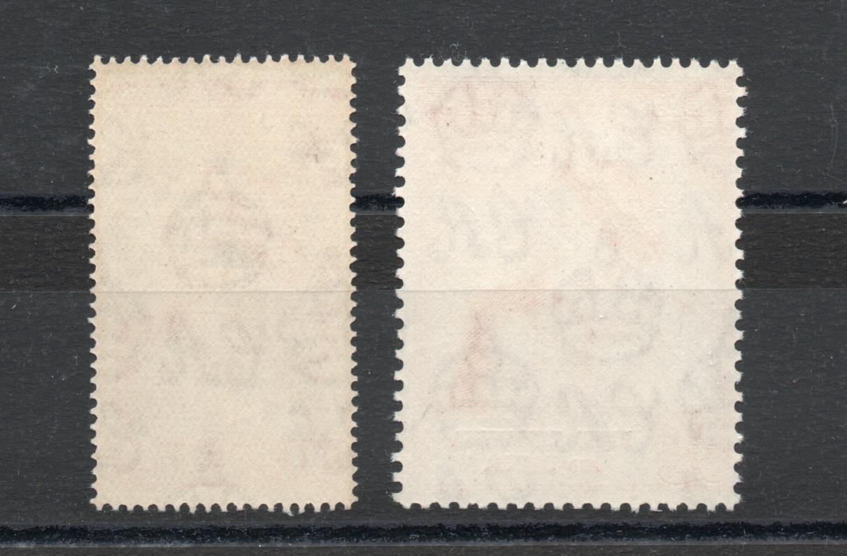 K.U.T. SG 257-8 GVI ROYAL SILVER WEDDING PAIR MNH