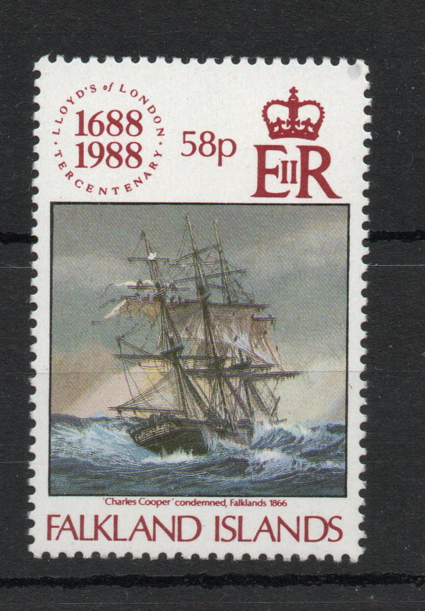 FALKLAND ISLANDS SG 566W INVERTED WATERMARK VARIETY