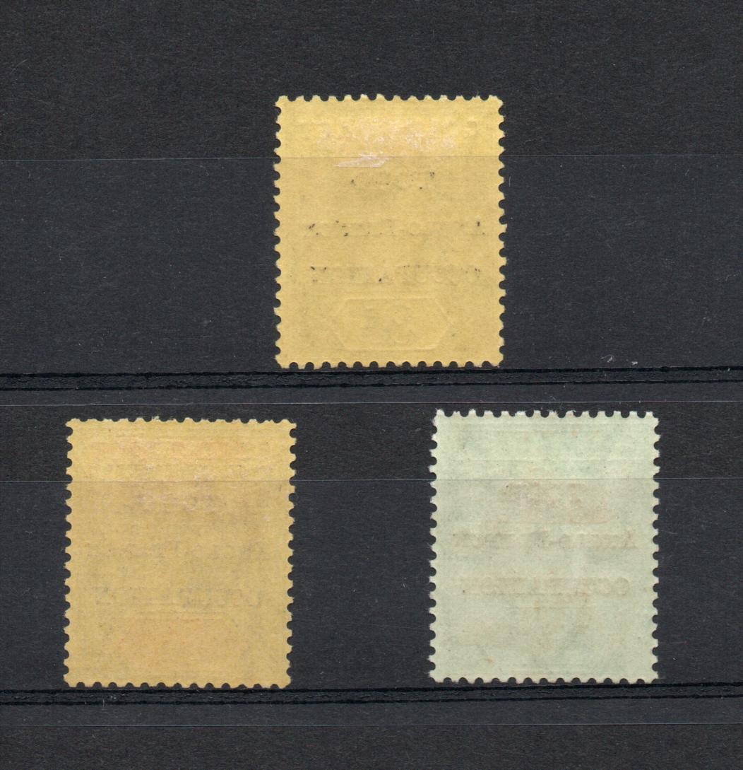 TOGO SG H53a + 56a + 51a ANGLO FRENCH OCCUPATION OVERPRINTS M/M