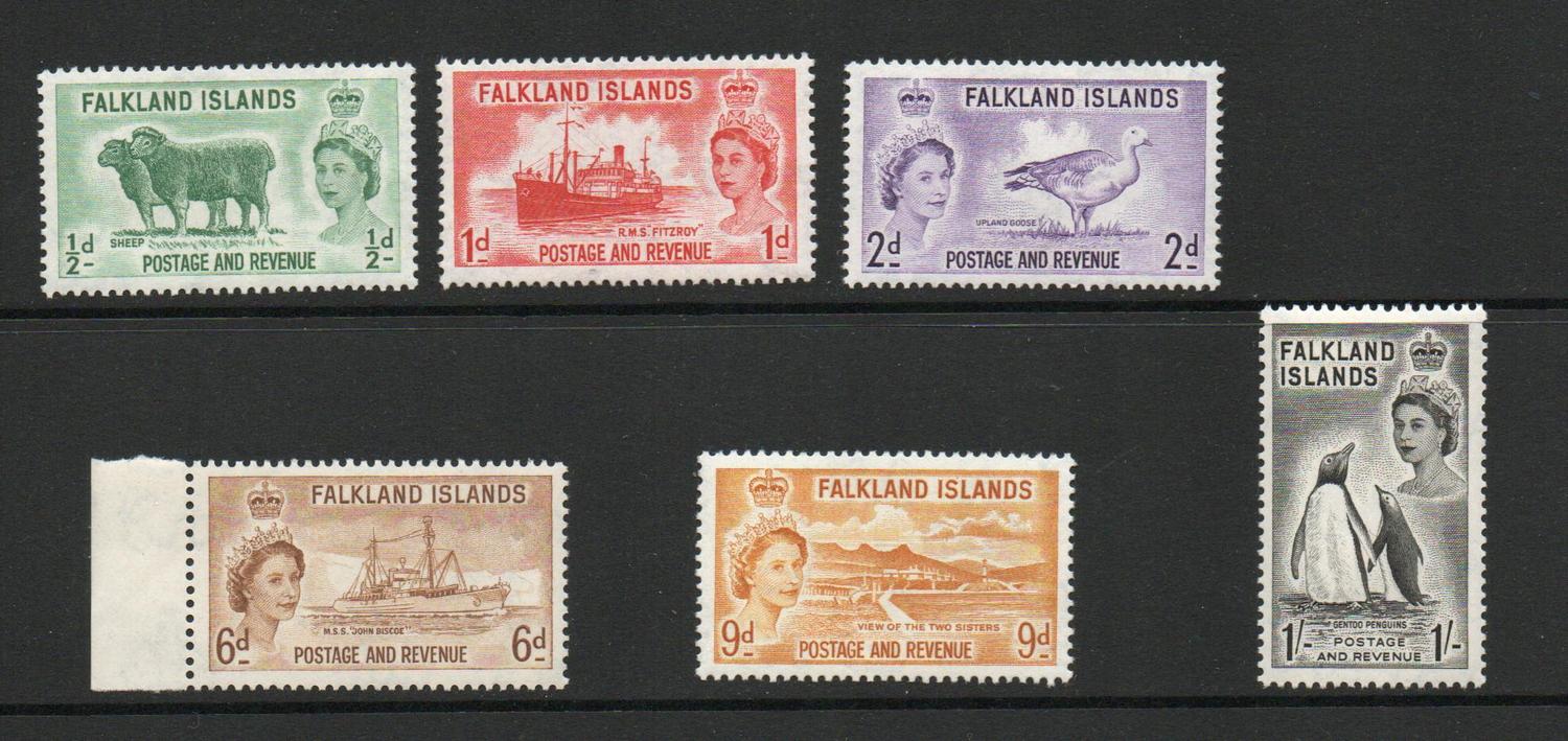 FALKLAND ISLANDS SG 187-92 QEII SET OF 6 MNH