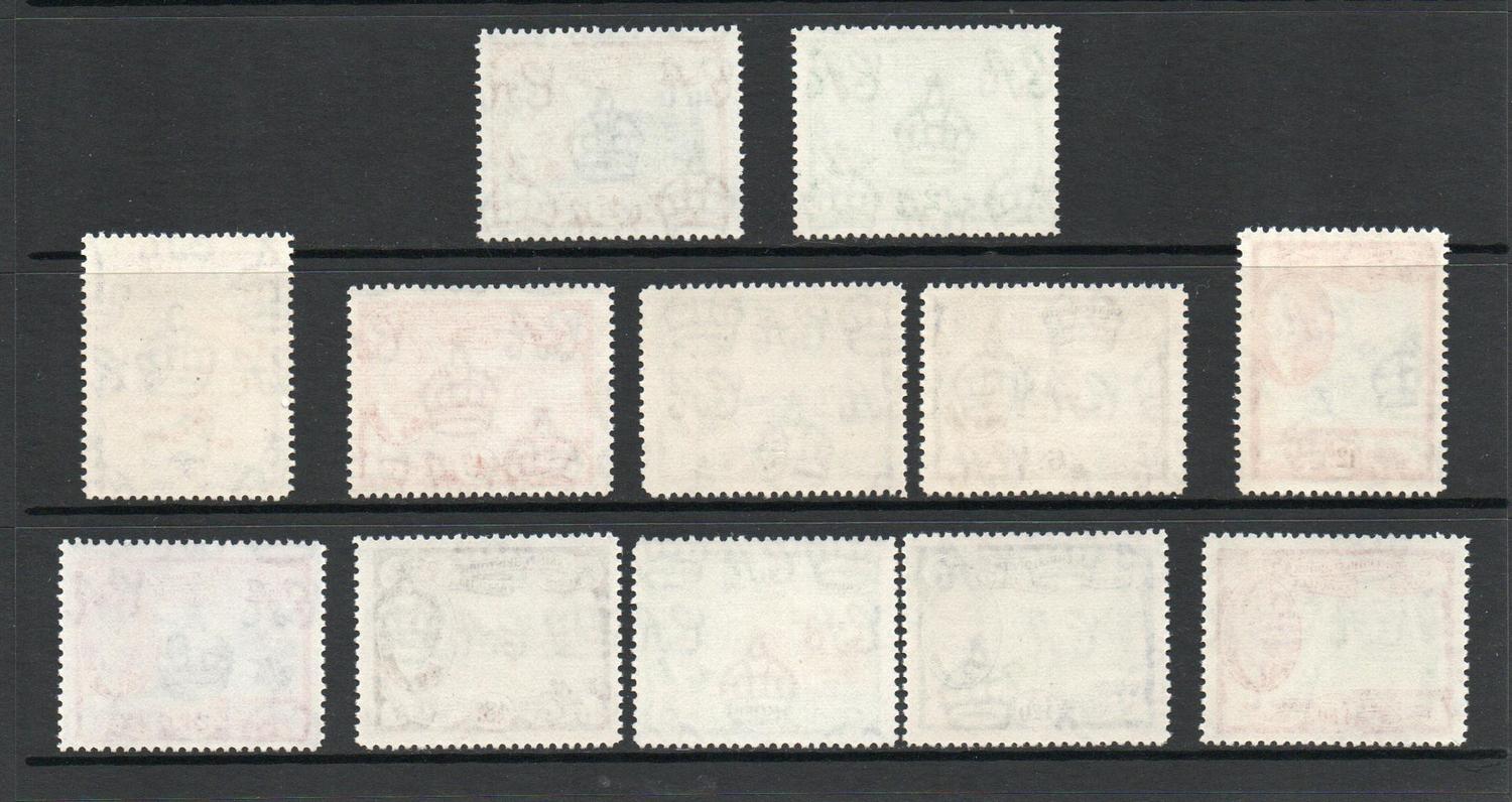 ST KITTS & NEVIS SG 94-105 GVI DEFINITIVE SET MNH