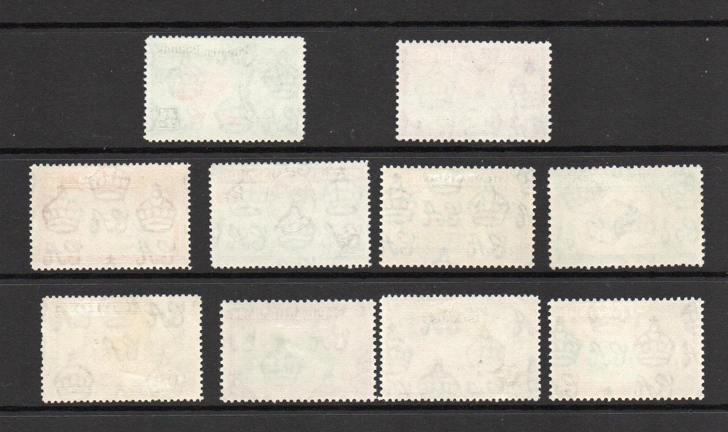 PITCAIRN ISLANDS SG 1-8 GVI DEFINITIVE SET M/M