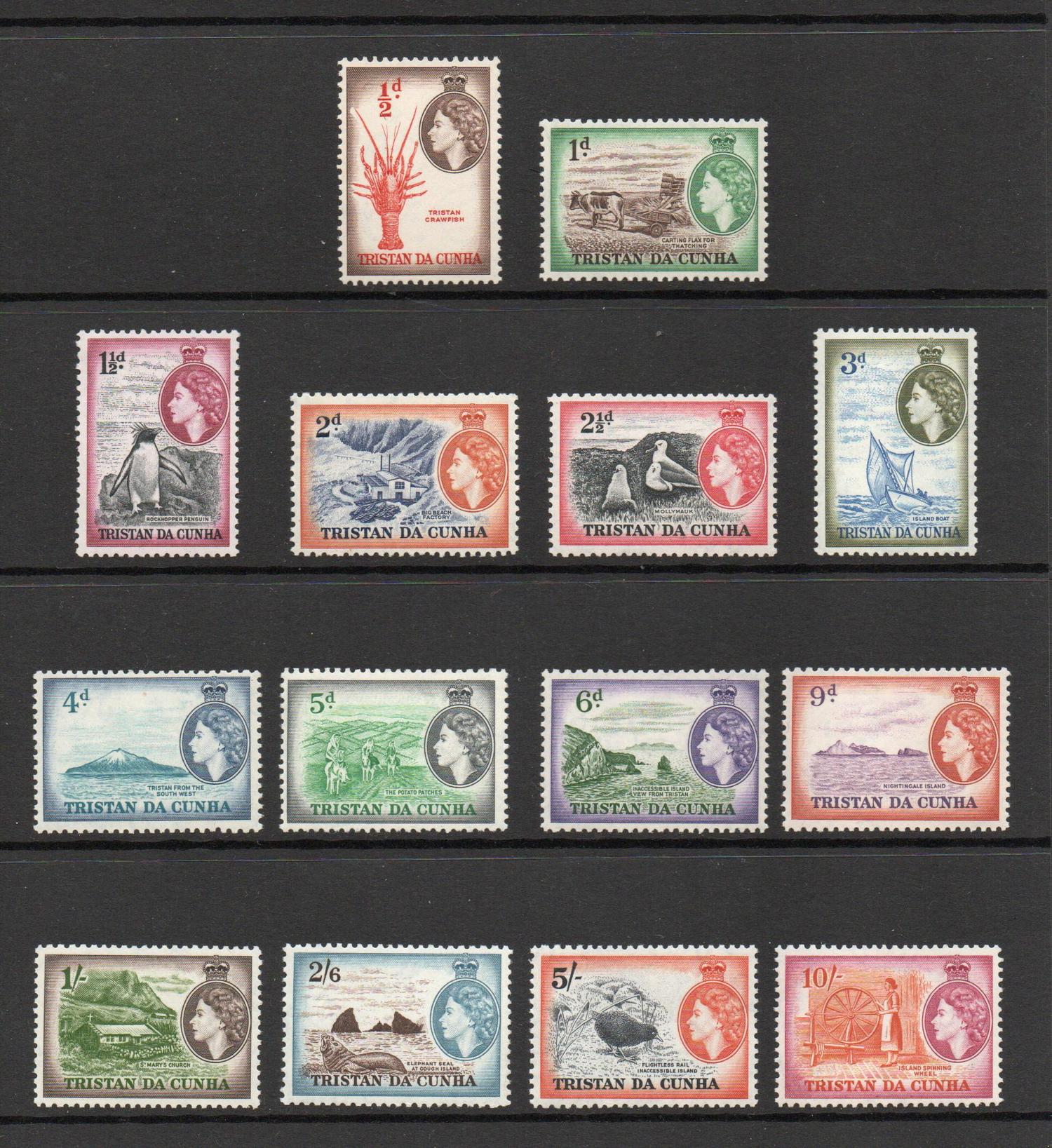 TRISTAN DA CUNHA SG 14-27 GVI  SET MNH