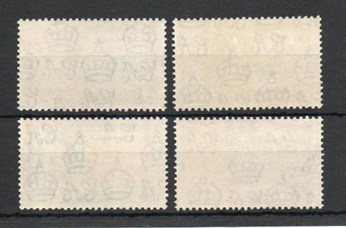 HONG KONG SG 133-6 1935 GV SILVER JUBILEE SET. MNH