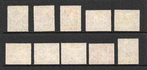 ANTIGUA SG 81-90 1932 TERCENTENARY SET FINE MINT