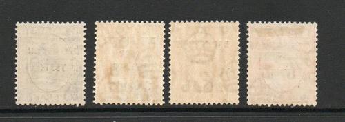 MALAYA PERAK JAPANESE OCCUPATION SG 259-262 