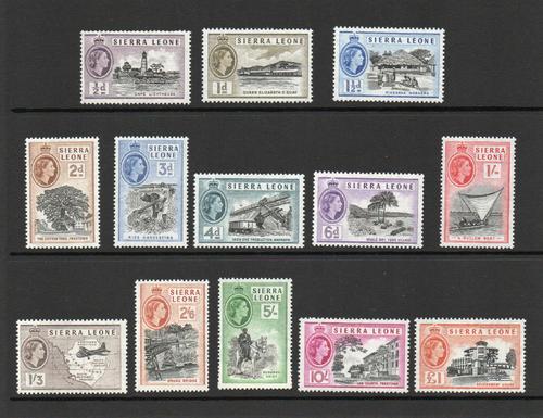 SIERRA LEONE SG 210-22 SET MNH