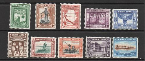 SIERRA LEONE SG 163-77 WILBERFORCE SET L/M/M M/M