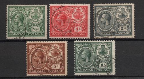 BAHAMAS SG 106-10 PEACE SET FINE USED