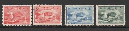 AUSTRALIA SG 141-4 SYDNEY HARBOUR BRIDGE SET FINE USED