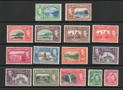 TRINIDAD & TOBAGO SG 246-56 GVI DEFINITIVE SET MNH