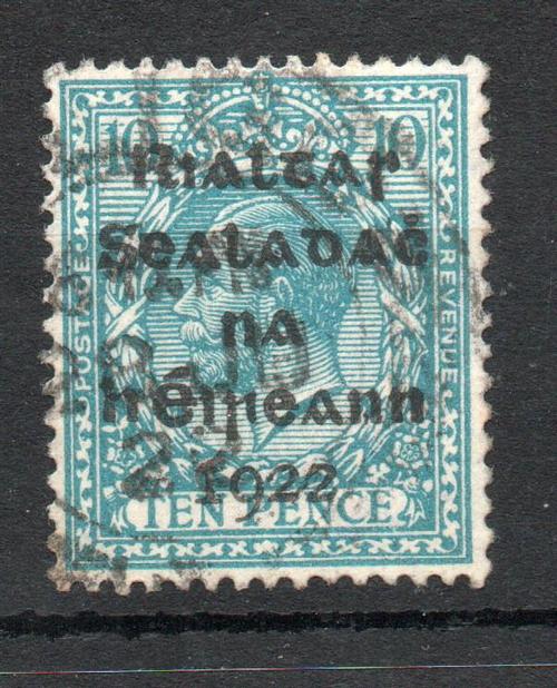 IRELAND SG 9 DOLLARD PRINTING OVERPRINT FINE USED