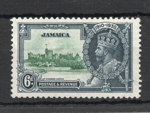 JAMAICA SG 116b 1935 SILVER JUBILEE VARIETY 