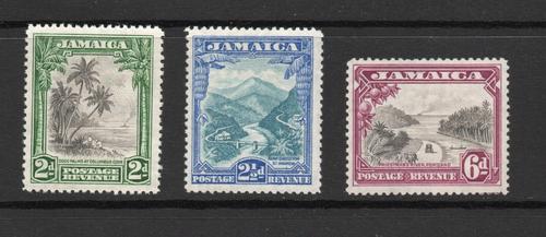 JAMAICA SG 111-13 VIEWS SET OF 3 M/M