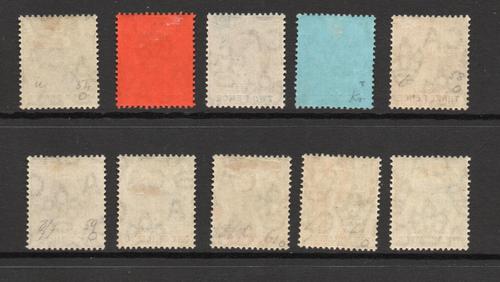 NIGERIA LAGOS SG 54-63 ED VII SET. M/M