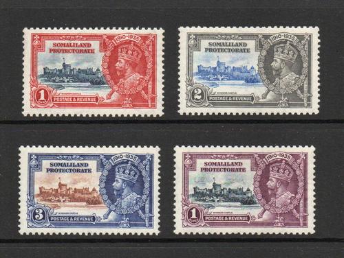 SOMALILAND SG 86-9 SILVER JUBILEE BLOCK X4 MNH MNH