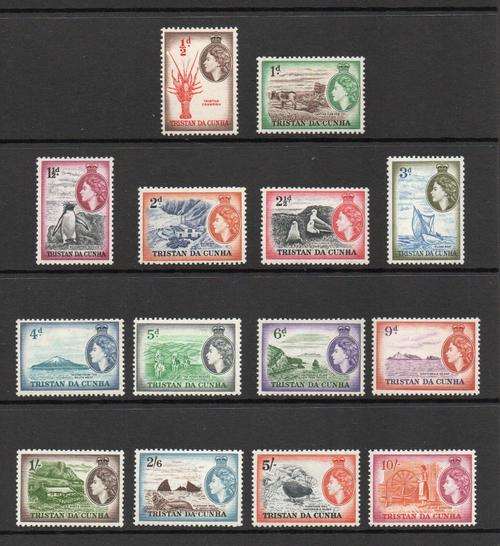 TRISTAN DA CUNHA SG 14-27 GVI  SET MNH