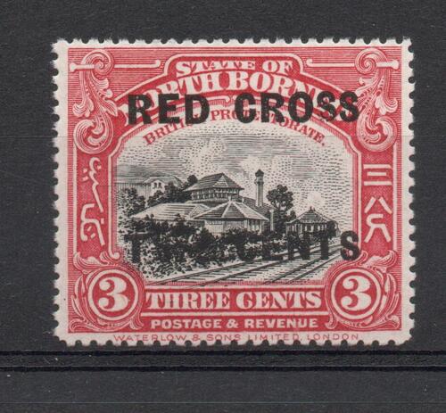 NORTH BORNEO SG 217a RED CROSS 3 CENTS MNH