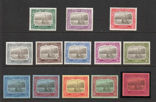 ST KITTS SG 48-60 TERCENTENARY OF THE COLONY SET. M/M