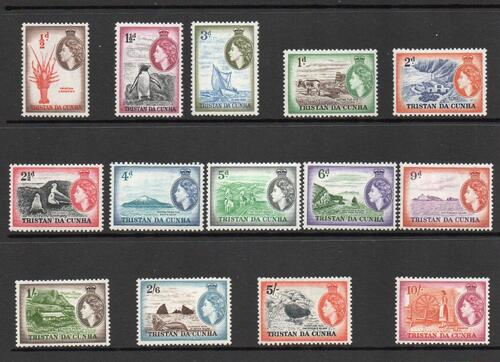 TRISTAN DA CUNHA SG 14-27 1ST QEII SET MNH