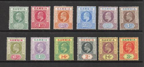 GAMBIA SG 45-56 SET M/M